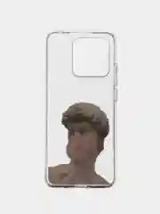 Алый силиконовый чехол для Xiaomi Redmi 10C, Poco C40, (Сяоми Редми 10С / Поко С40), с рисунком, с принтом