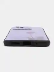 Серебряный силиконовый чехол для Xiaomi Redmi 10C, Poco C40, (Сяоми Редми 10С / Поко С40), с рисунком, с принтом
