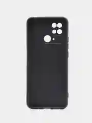 Серебряный силиконовый чехол для Xiaomi Redmi 10C, Poco C40, (Сяоми Редми 10С / Поко С40), с рисунком, с принтом