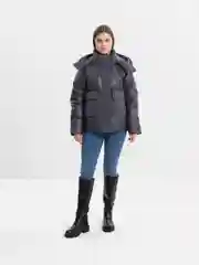 Серый куртка женская, демисезонная