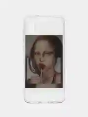 Багровый чехол для Samsung Galaxy A04, с принтом, с рисунком (Самсунг Галакси А04)