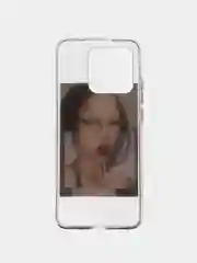 Багровый силиконовый чехол для Xiaomi Redmi 10C, Poco C40, (Сяоми Редми 10С / Поко С40), с рисунком, с принтом