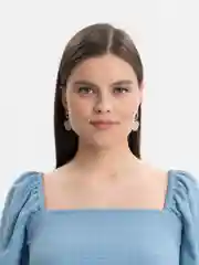 Зеленый серьги женские подвески" Сердца"
