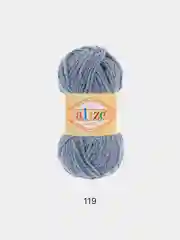 Голубой пряжа для вязания Alize Softy baby/ Ализе Софти Турция / пряжа для игрушек и детских вещей