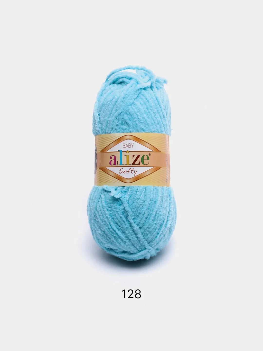 Горчичный пряжа для вязания Alize Softy baby/ Ализе Софти Турция / пряжа для игрушек и детских вещей