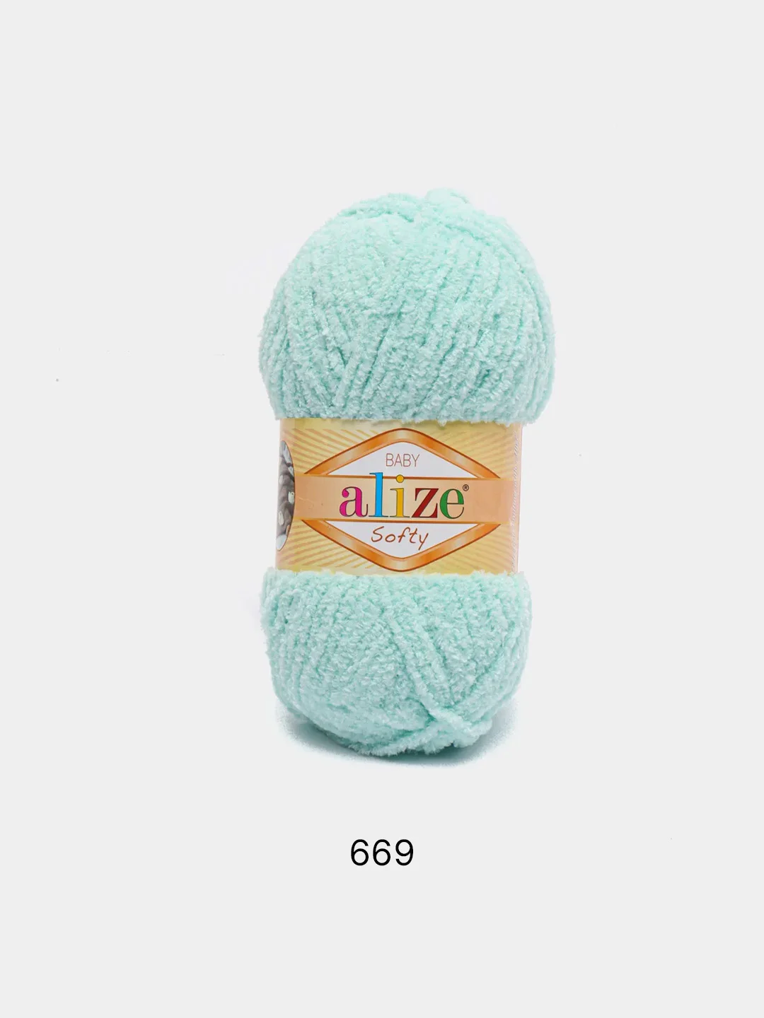 Лайм пряжа для вязания Alize Softy baby/ Ализе Софти Турция / пряжа для игрушек и детских вещей