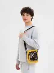 Желтый мужская сумка через плечо