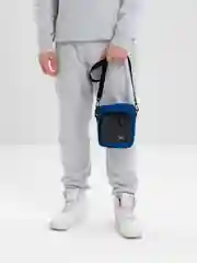 Синий мужская сумка через плечо
