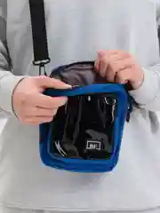 Синий мужская сумка через плечо