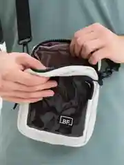 Белый мужская сумка через плечо