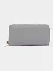 Серый кошелек женский из экокожи, 8 цветов