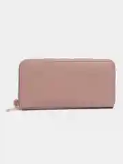 Розовый кошелек женский из экокожи, 8 цветов