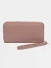 Розовый кошелек женский из экокожи, 8 цветов