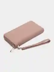 Розовый кошелек женский из экокожи, 8 цветов