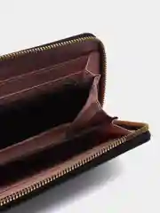 Черный кошелек женский из экокожи, 8 цветов