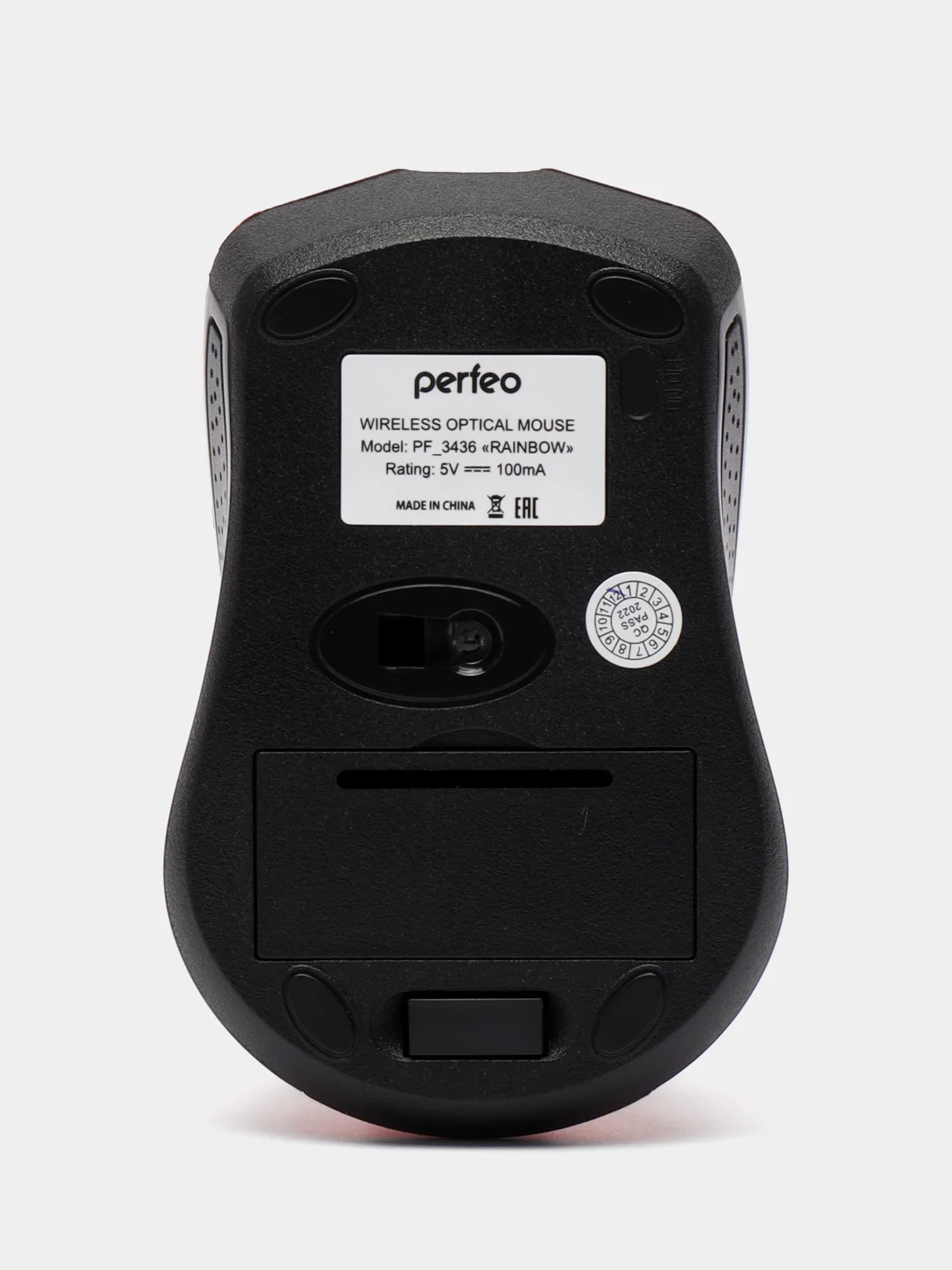 Оранжевый мышь беспроводная Perfeo Rainbow PF-3434