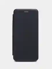 Темно-синий чехол-книжка для Huawei Honor X7, Хуавей Хонор Х7