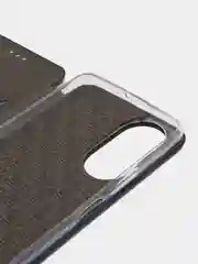 Темно-синий чехол-книжка для Huawei Honor X7, Хуавей Хонор Х7