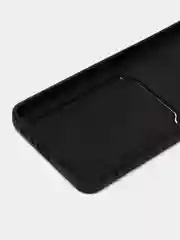 Черный чехол для OPPO A17 / A17K, Оппо А17 / 17К, с карманом для карт, прозрачный
