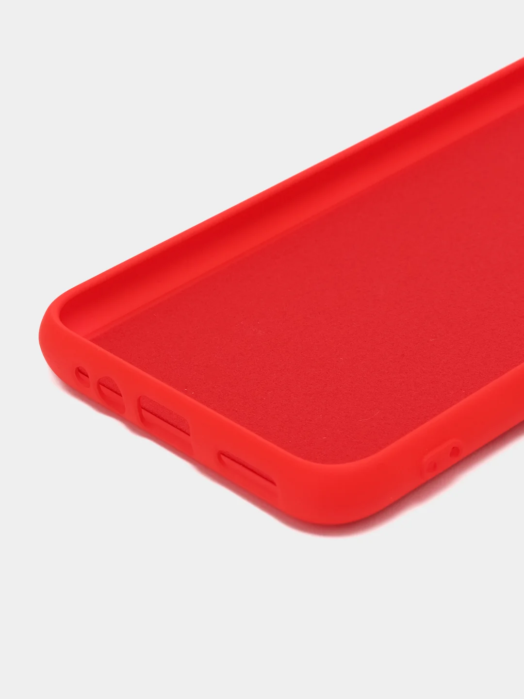 Красный чехол силиконовый Silicone Cover для Infinix Hot 12 Play (Инфиникс Хот 12 Плэй)