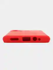 Красный чехол силиконовый Silicone Cover для Infinix Hot 12 Play (Инфиникс Хот 12 Плэй)