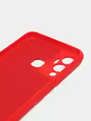 Красный чехол силиконовый Silicone Cover для Infinix Hot 12 Play (Инфиникс Хот 12 Плэй)