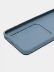 Синий меланж чехол для Infinix Smart 6 Plus, с карманом для карт (Смарт 6 Плюс)