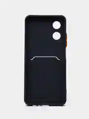 Морской чехол для OPPO A17 / A17K, Оппо А17 / 17К, с карманом для карт, прозрачный
