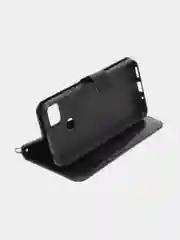 Черный чехол-книжка с магнитной застежкой для Xiaomi Redmi 9C / Redmi 10A (Сяоми Редми 9С / 10А)