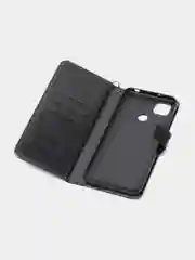 Черный чехол-книжка с магнитной застежкой для Xiaomi Redmi 9C / Redmi 10A (Сяоми Редми 9С / 10А)