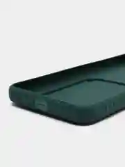 Зеленый силиконовый чехол для Xiaomi Poco M3 Redmi 9T (Сяоми Поко М3 Редми 9Т), с карманом для карт