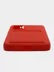 Красный силиконовый чехол для Xiaomi Poco M3 Redmi 9T (Сяоми Поко М3 Редми 9Т), с карманом для карт