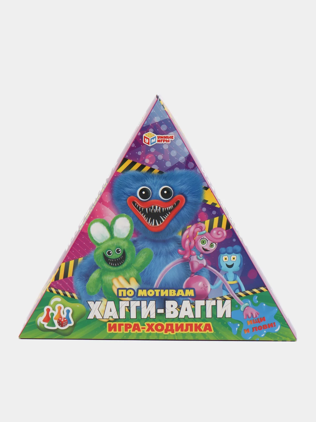 Индиго детская настольная игра-ходилка по мотивам Хаги Ваги, Майнкрафт, Уэнсдэй, Чебурашка