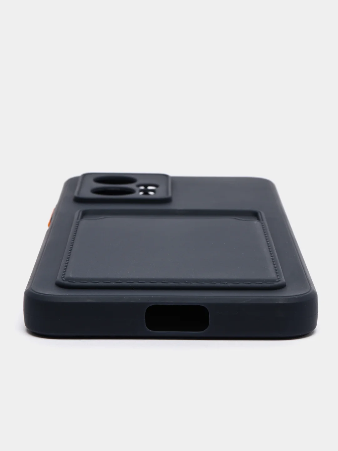 Морской силиконовый чехол Xiaomi POCO X4 GT (Сяоми Поко Х4 ГТ), с карманом для карт, прозрачный