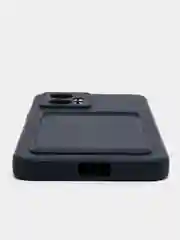 Морской силиконовый чехол Xiaomi POCO X4 GT (Сяоми Поко Х4 ГТ), с карманом для карт, прозрачный