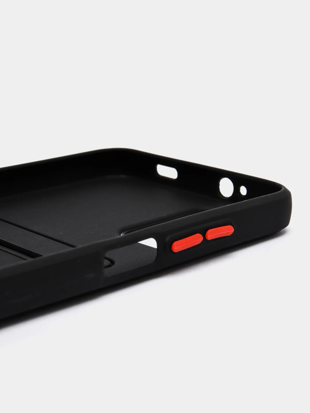 Черный силиконовый чехол для Xiaomi Poco M3 Redmi 9T (Сяоми Поко М3 Редми 9Т), с карманом для карт