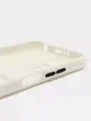 Белый силиконовый чехол Xiaomi POCO X4 GT (Сяоми Поко Х4 ГТ), с карманом для карт, прозрачный