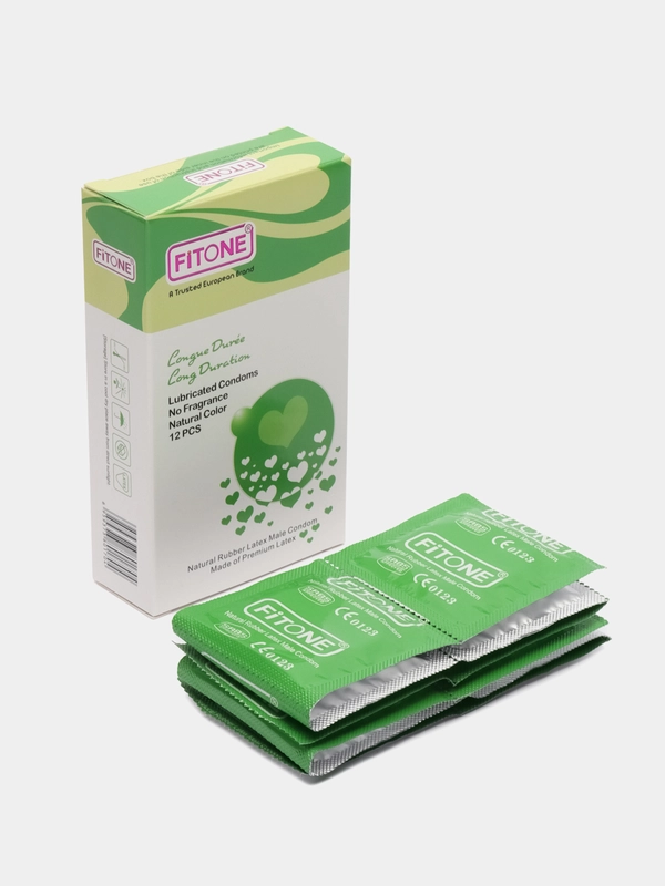 Презервативы FITONE, 3/12 шт, анестетик внутри, продлевает половой акт, GERMANY QUALITY