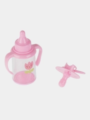 Игрушка КАРАПУЗ  Набор для пупса  2 предмета: бутылочка, соска