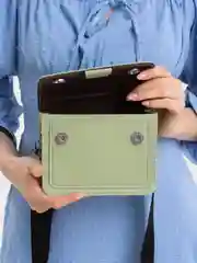Зелёный хаки сумка кросс-боди, женская
