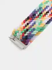 Пурпурный ремешок для Honor Band 7 / Huawei Band 7, нейлоновый, плетеный