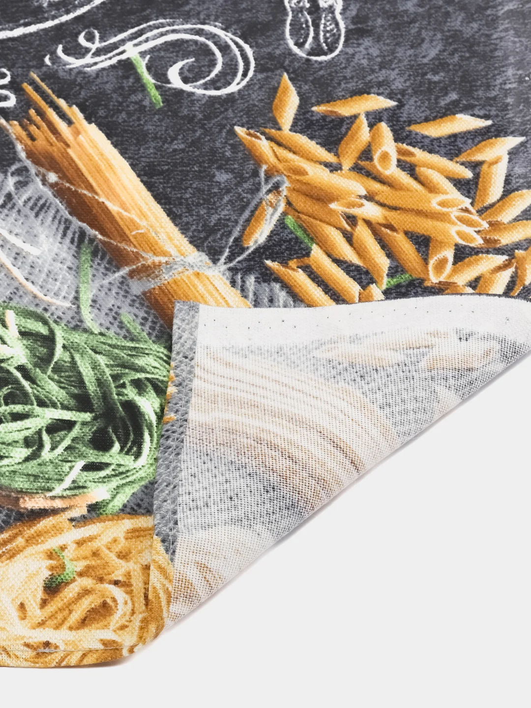 Черный кухонные полотенца из рогожки, набор 3 штуки, 45х60 см