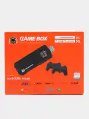 Оранжевый игровая приставка 10000 Игр / ТВ приставка 64Gb TV-BOX Android TV, 8K Game Box 5G UltraHD