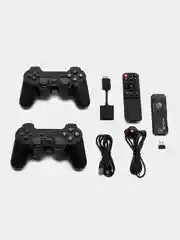 Оранжевый игровая приставка 10000 Игр / ТВ приставка 64Gb TV-BOX Android TV, 8K Game Box 5G UltraHD