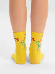 Желтый носки трикотажные