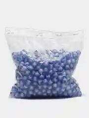 Синий бусины граненые  акриловые 100,500 шт