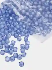 Синий бусины граненые  акриловые 100,500 шт
