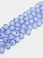 Синий бусины граненые  акриловые 100,500 шт