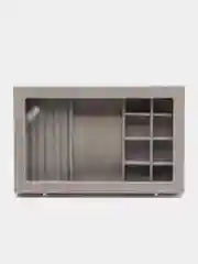Серый металлик шкатулка для украшений