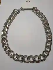 Серый металлик цепочка на шею